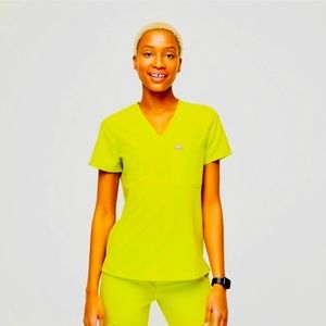 FIGS XXS slim Fit in Citrine color